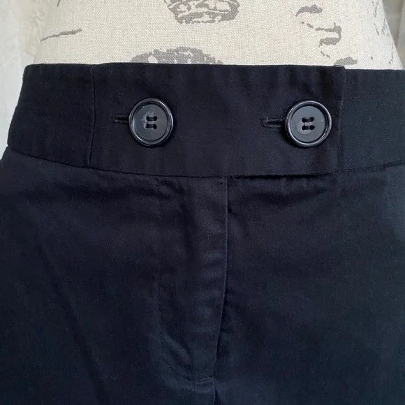 NYC Pencil Stretch Black Skirt Size 6 - Picture 3 of 6